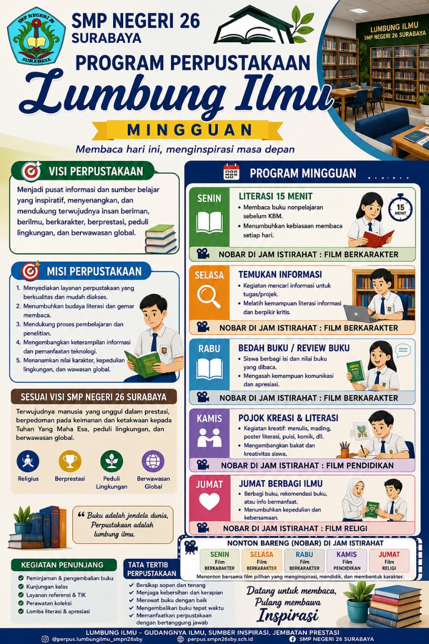 Program Mingguan Perpustakaan Lumbung Ilmu